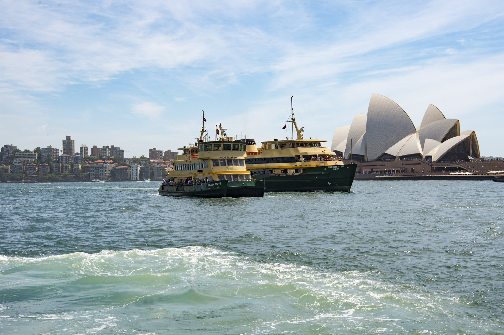 Rennen zum Circular Quay Sydney