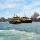 Rennen zum Circular Quay Sydney