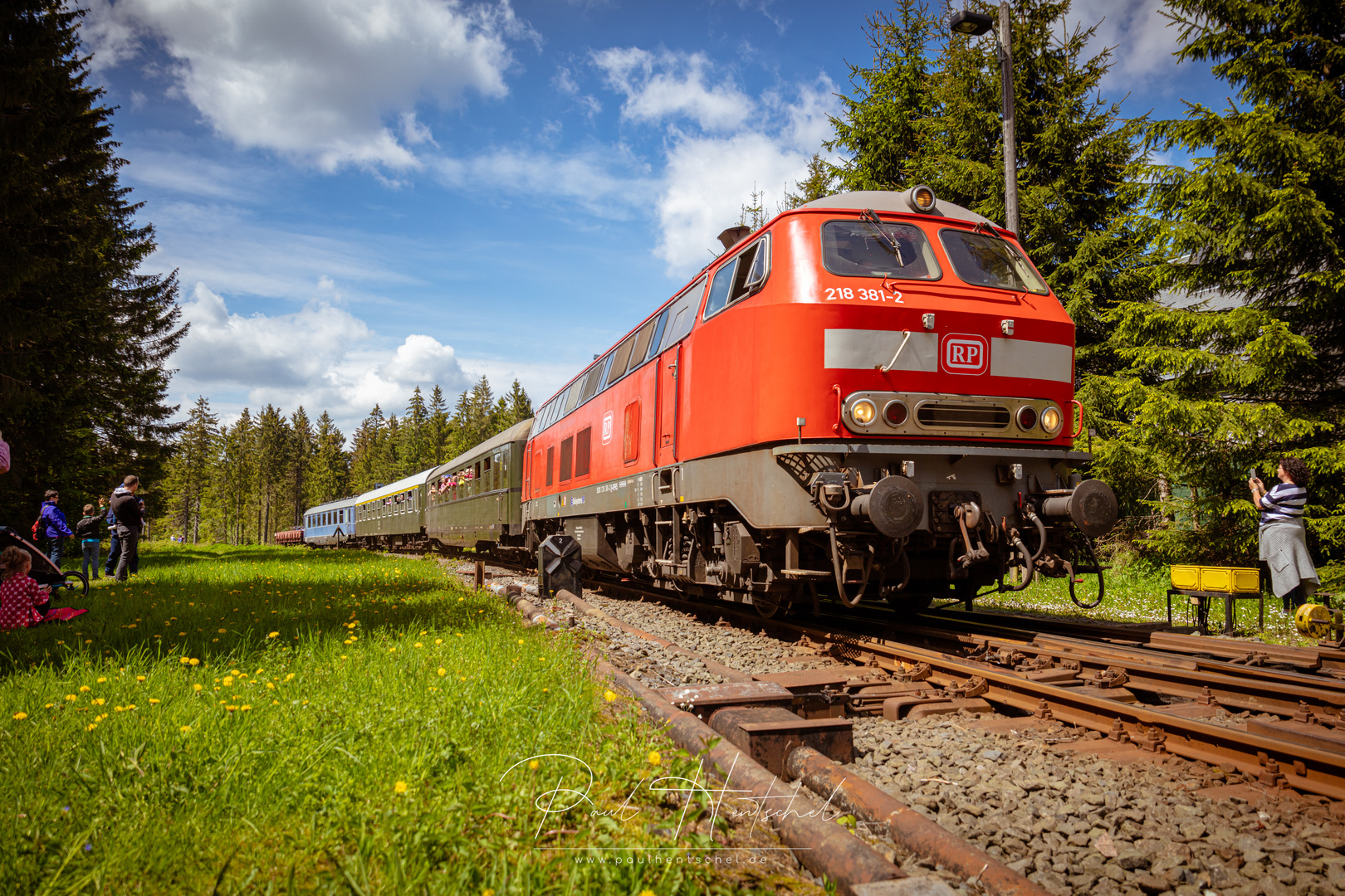 Rennsteigbahn bei Schmiedefeld am Rennsteig