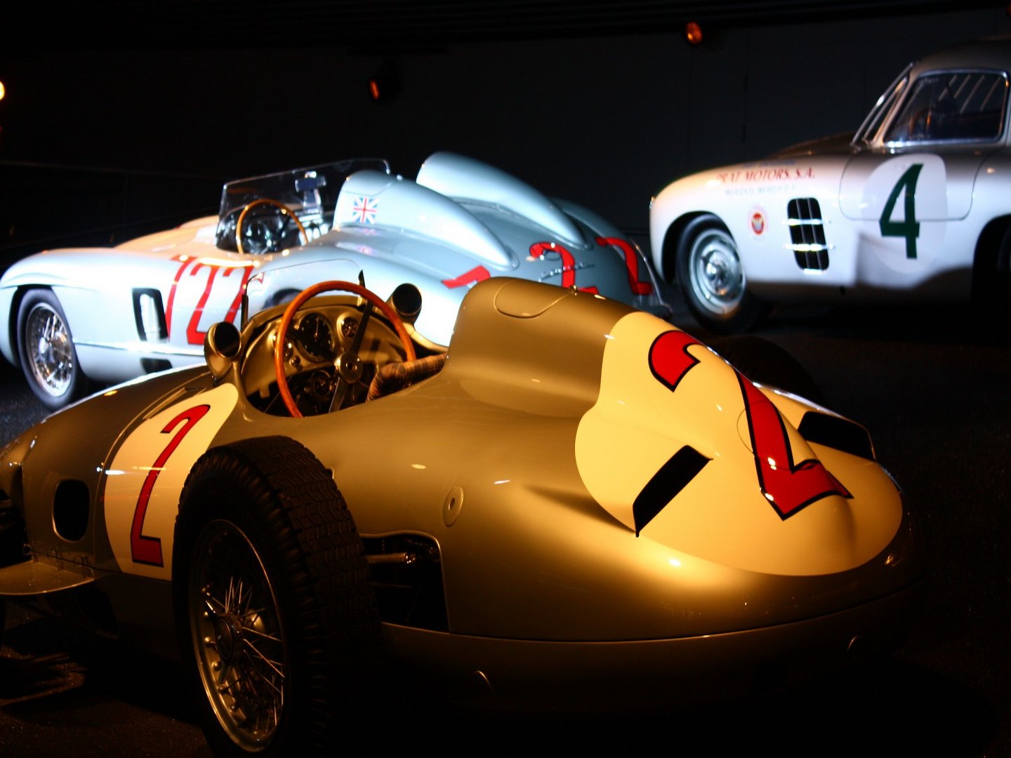 Rennwagen aus dem Mercedes Museum in Stuttgart