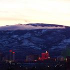 Reno Nevada winter sunset