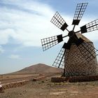 renovierte alte Windmühle auf Fuerteventura