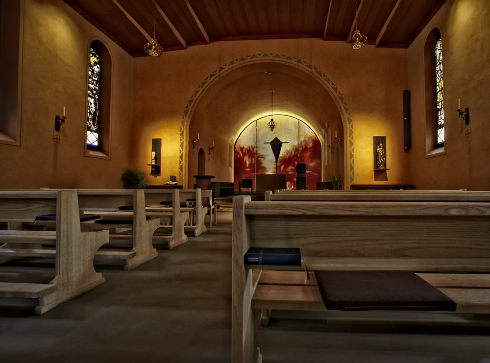 Renovierte Kirche Gstaad