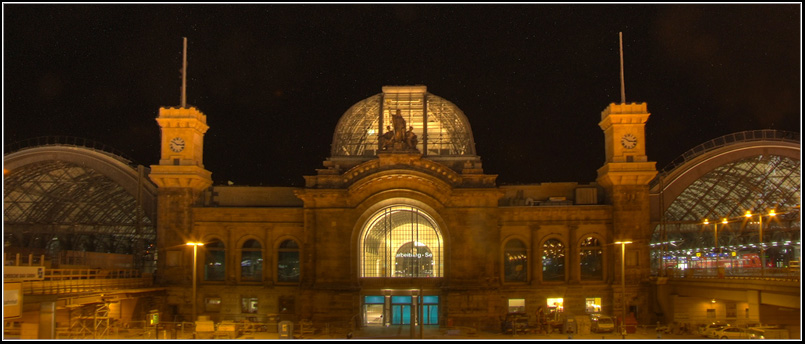 Renovierter Dresdener Hauptbahnhof