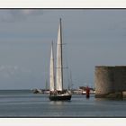 " Rentrer à la voile dans le port de Concarneau, il ne faut pas être manchot !! "