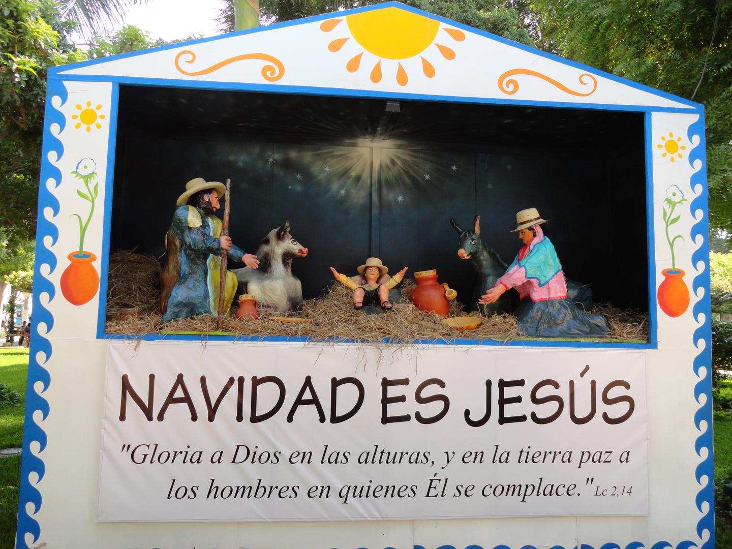 Representación de la Navidad en Piura