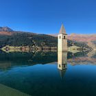 Reschensee im Herbst