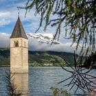 "Reschensee mit Kirchturm Alt-Graun"