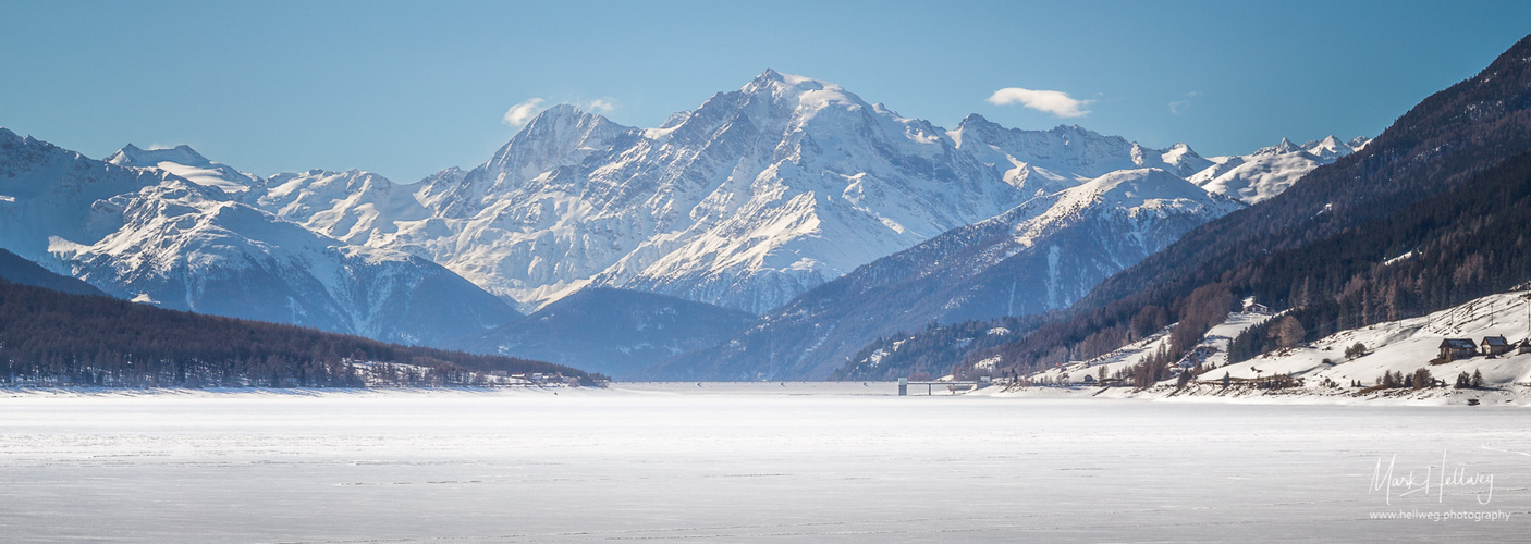 Reschensee Ortler Pano