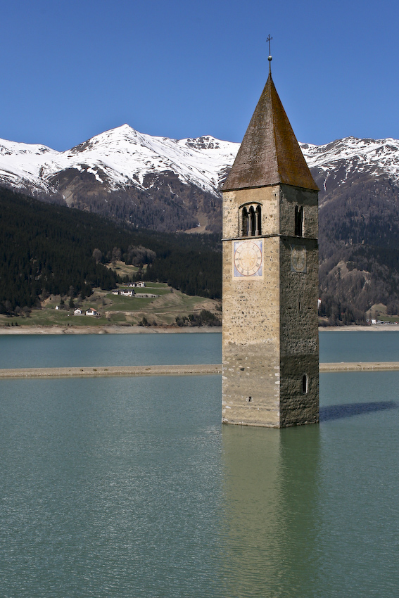 Reschenseekirchturmspitze