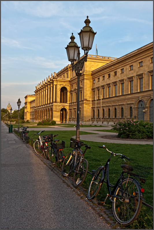 Residenz im Abendlicht