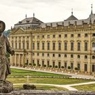 Residenz Würzburg an einem trüben Tag