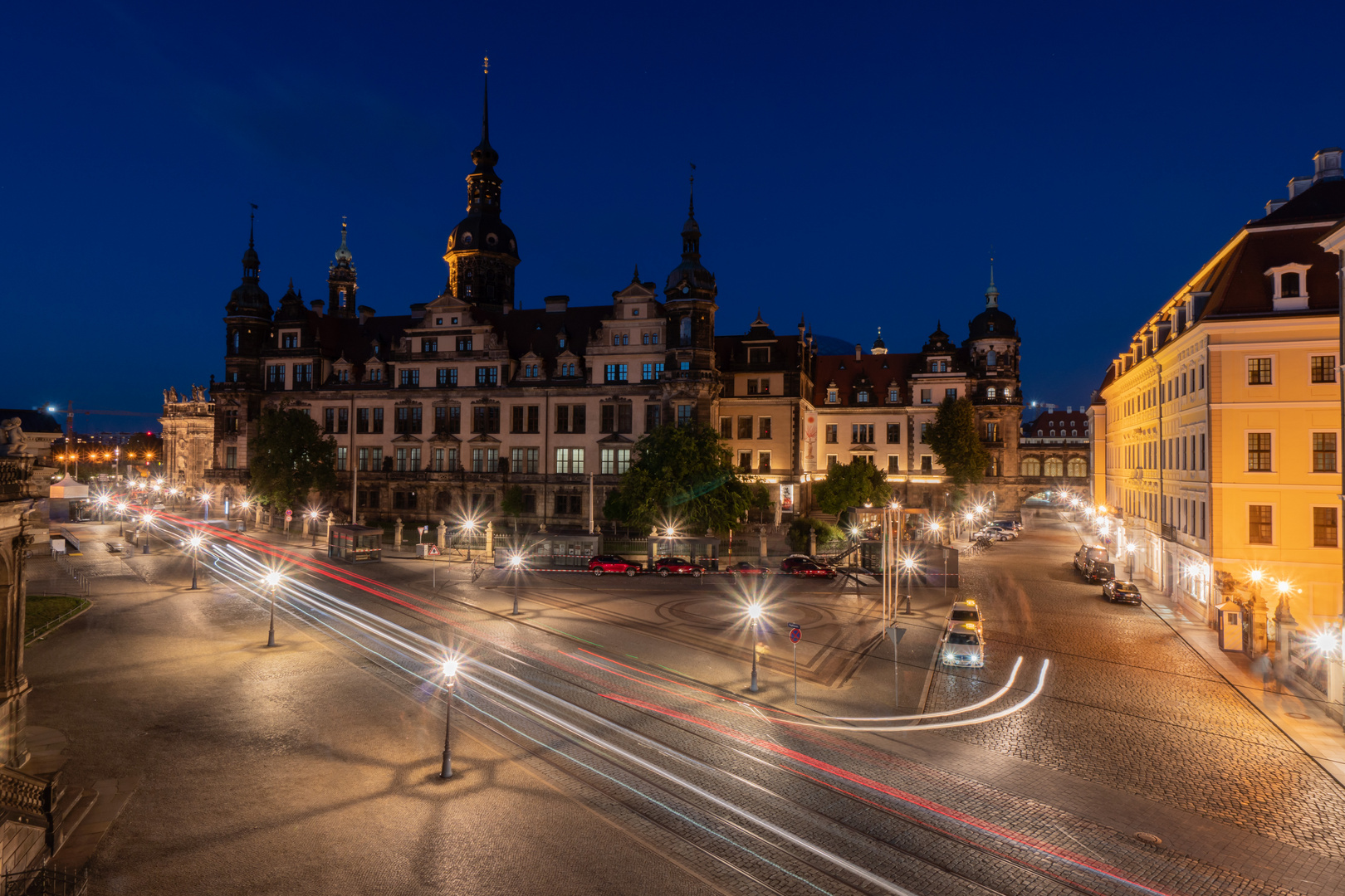 Residenzschloss bei Nacht