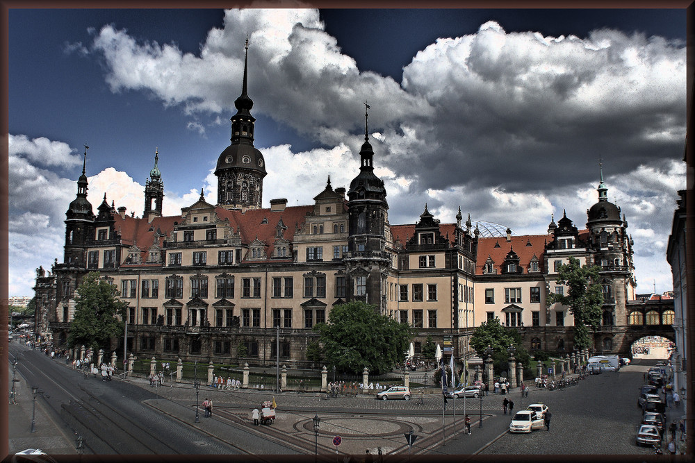 Residenzschloss-Dresden als HDR