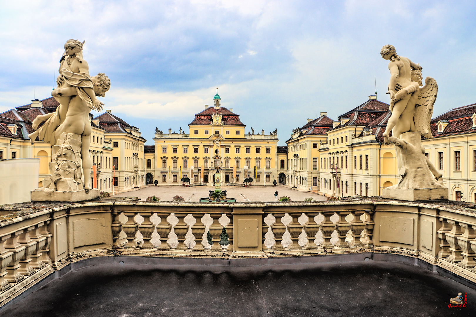 Residenzschloss Ludwigsburg - Hofansicht