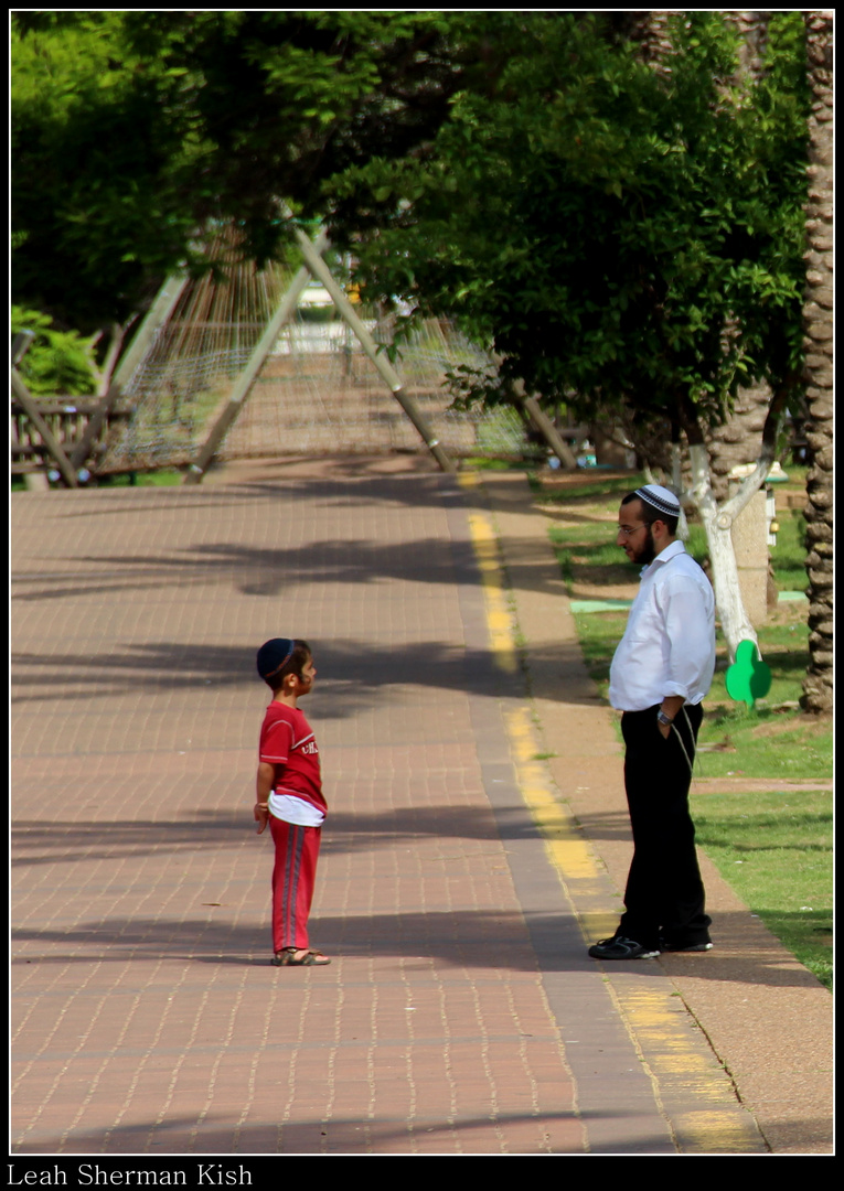 respectful conversation between dad & son