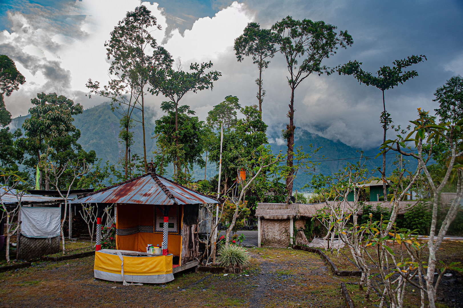 Rest area at Gunung Batur