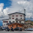 Rest house at the Passo di Pennes