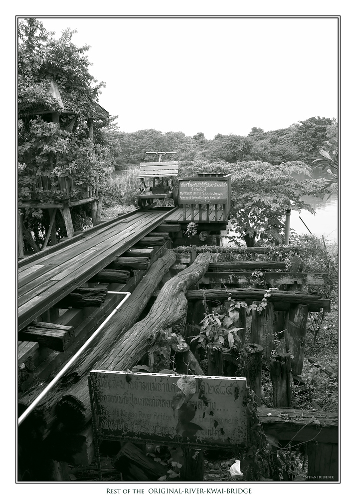 Rest of the Original River Kwai Bridge