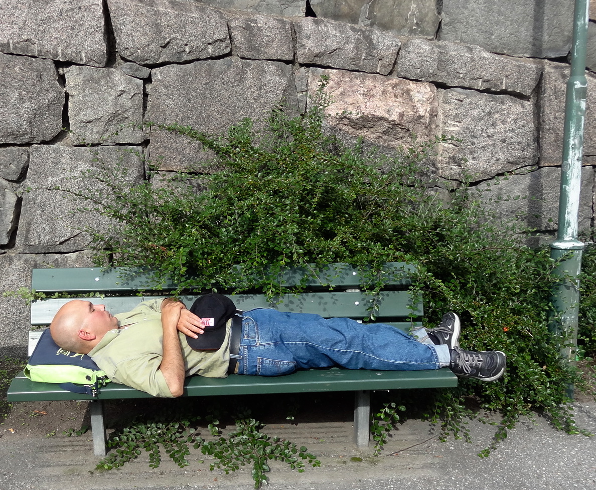 Rest outside Royal Institute of Technology Stockholm