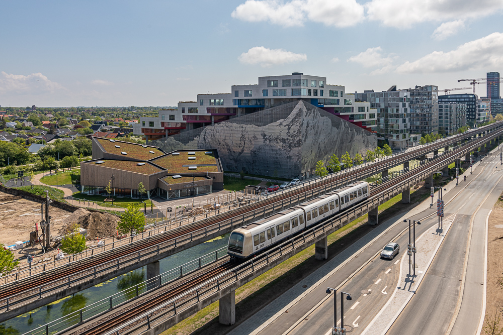 Ørestad Bjerget, Ansicht 1: Autogerechtes Wohnen