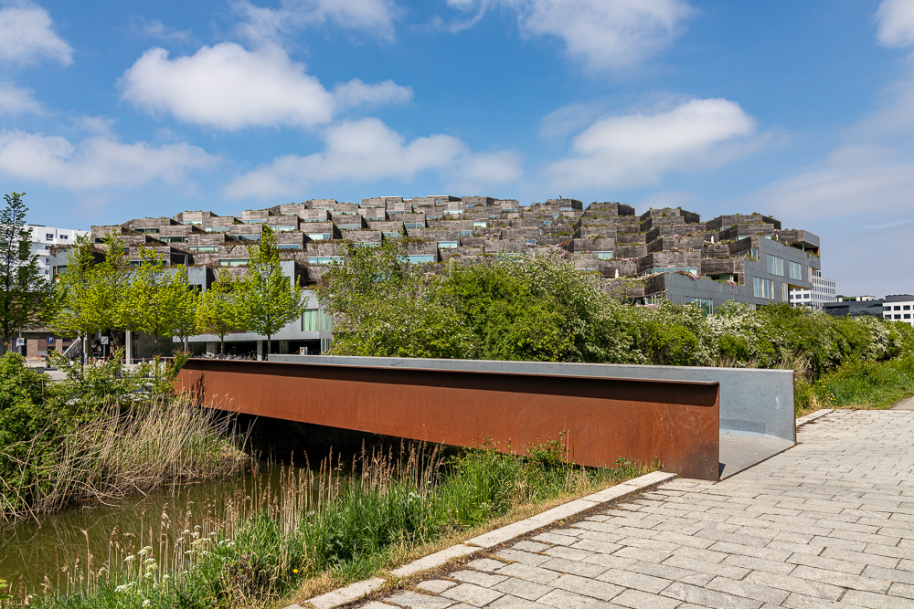 Ørestad Bjerget, Ansicht 2: die Hängenden Gärten