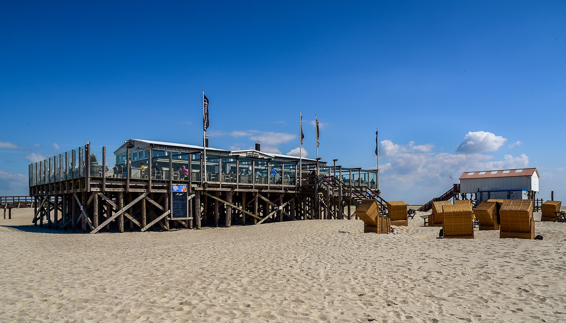 Restaurant " Arche Noah" am Strand von St. Peter Ording