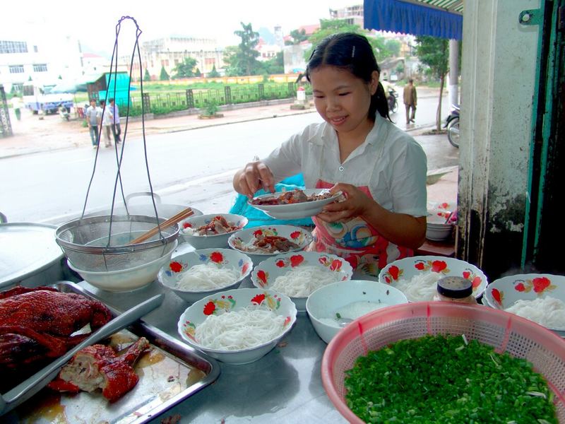 Restaurant in Lang Son - Spezialität : Ente