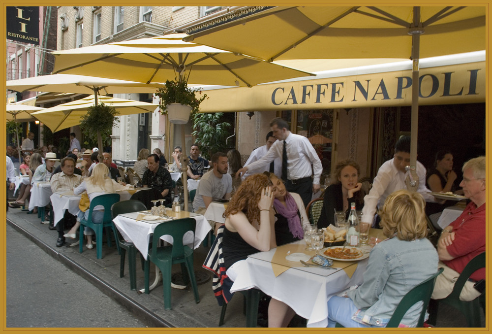 Restaurant in "Little Italy"in New York