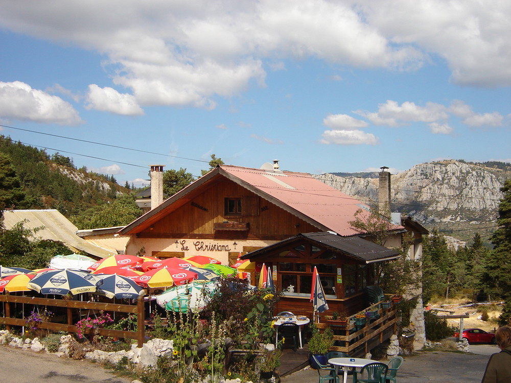 Restaurant mitten in den Bergen