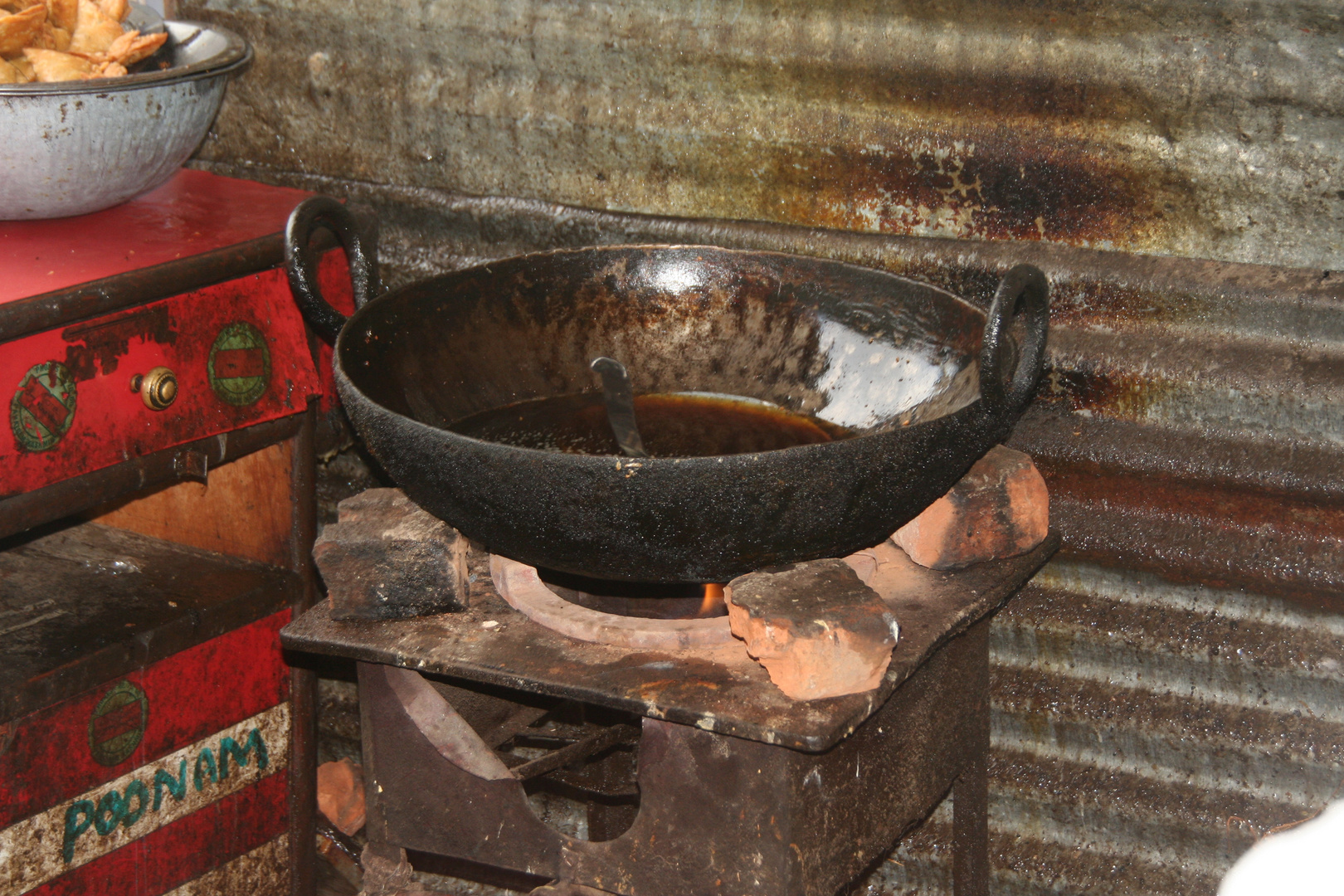 Restaurantküche im Himalaya