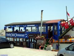 Restaurantschiff im Hafen von Sile (sprich Schile), ca. 50 Km von Istanbul entfernt