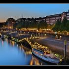 Restaurantschiff "Pinguin" an der Schlachte in Bremen