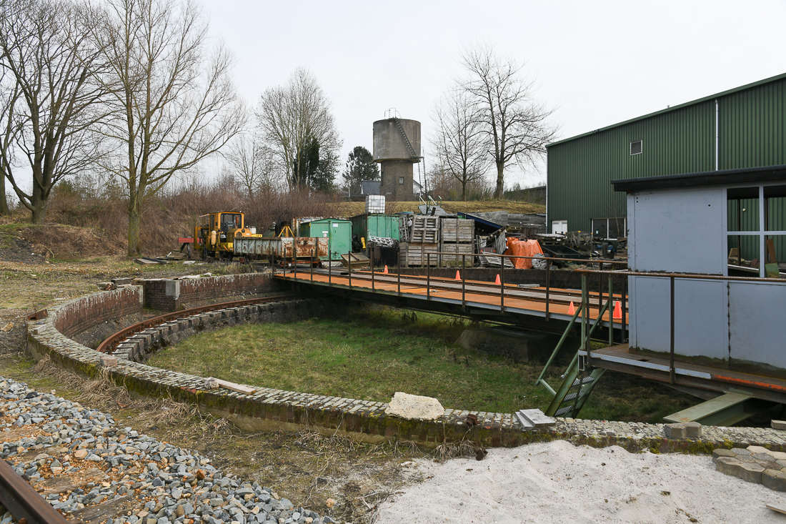 Restaurierte Drehscheibe fuer Dampfloks- ZLSM-Simpelveld  (NL)