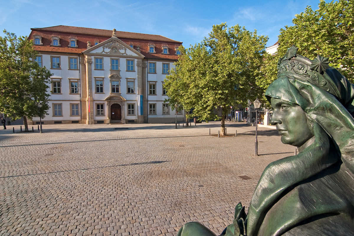 Restaurierte Stadtbibliothek