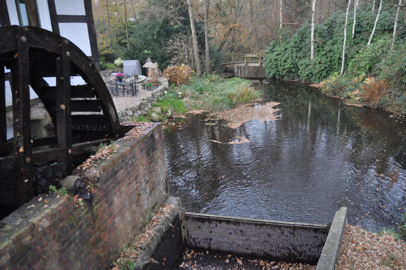 Restaurierte Wassermühle