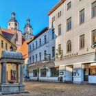 - Restaurierter Röhrwasserbrunnen in Lu.- Wittenberg -