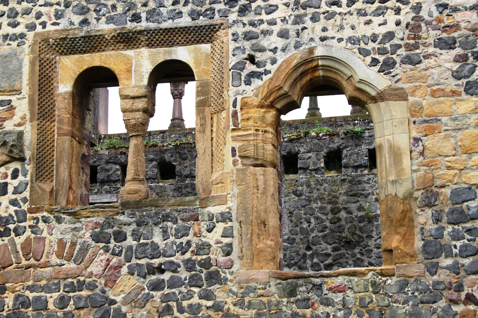 Reste der Burg Münzenberg in Hessen