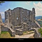 Reste der Burg von Canossa, HDR