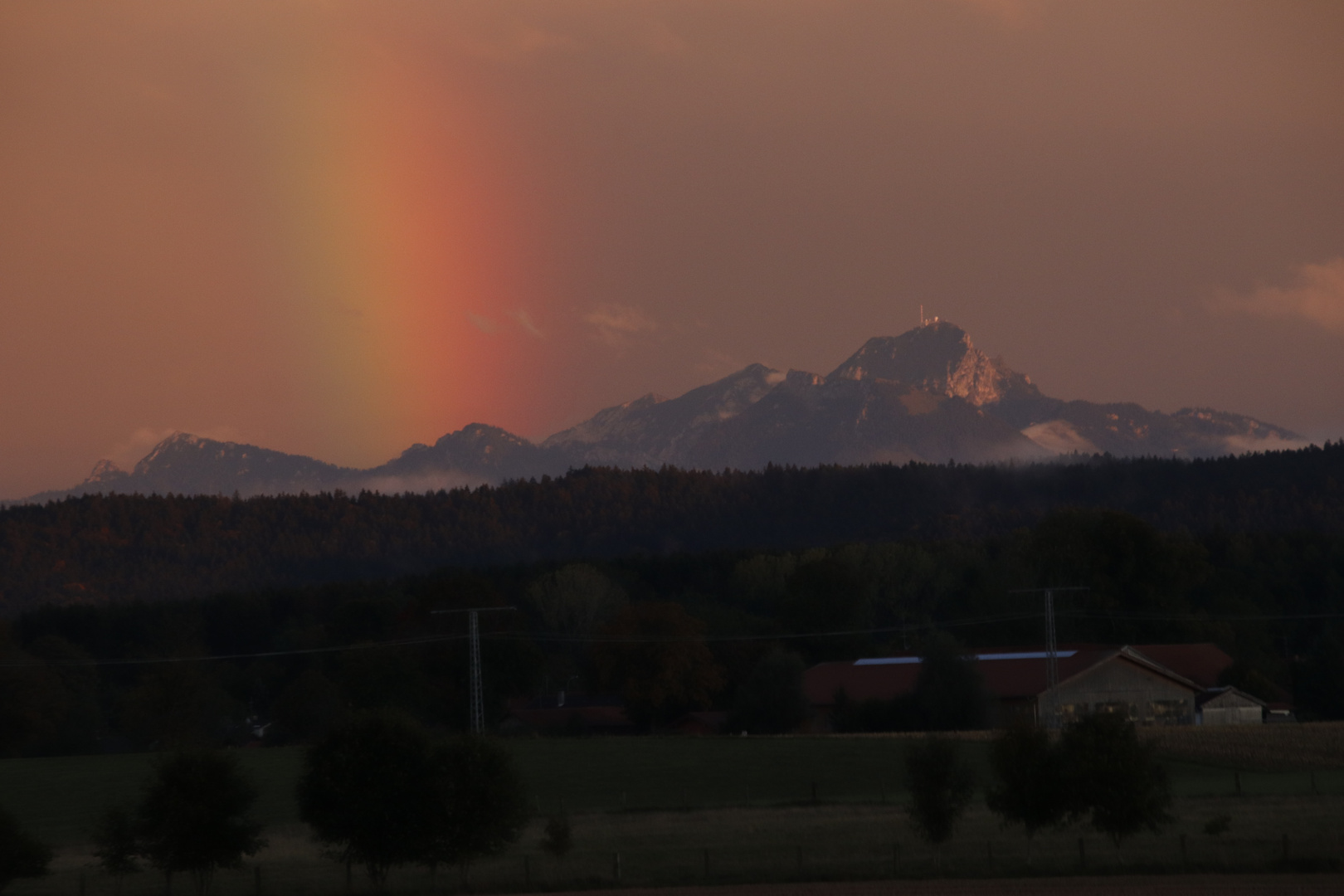 Reste der Spektralfarben erzeugen eine herrliche Lichtstimmung