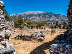 reste einer byzantinischen basilika...