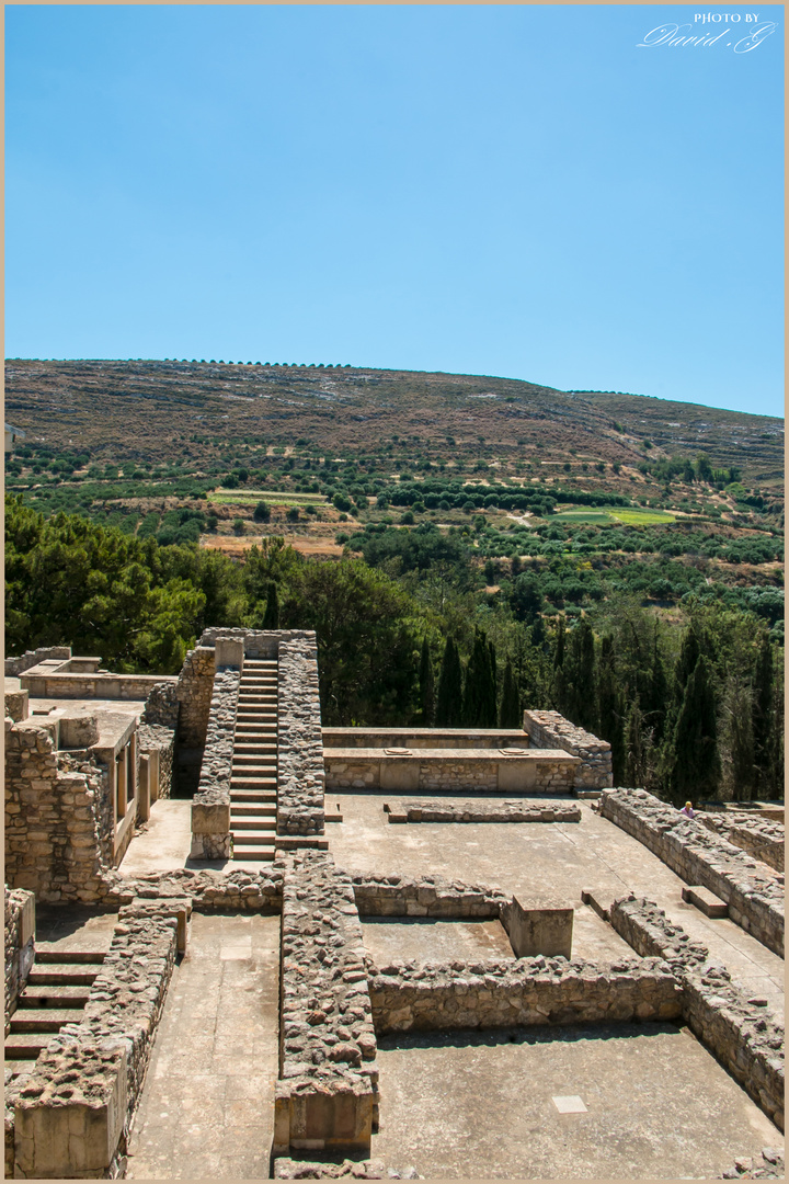 Reste von Palast von Knossos