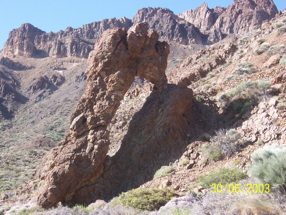 Resti lavici sul Teide Tenerife