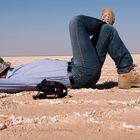 Resting on the Salt lake