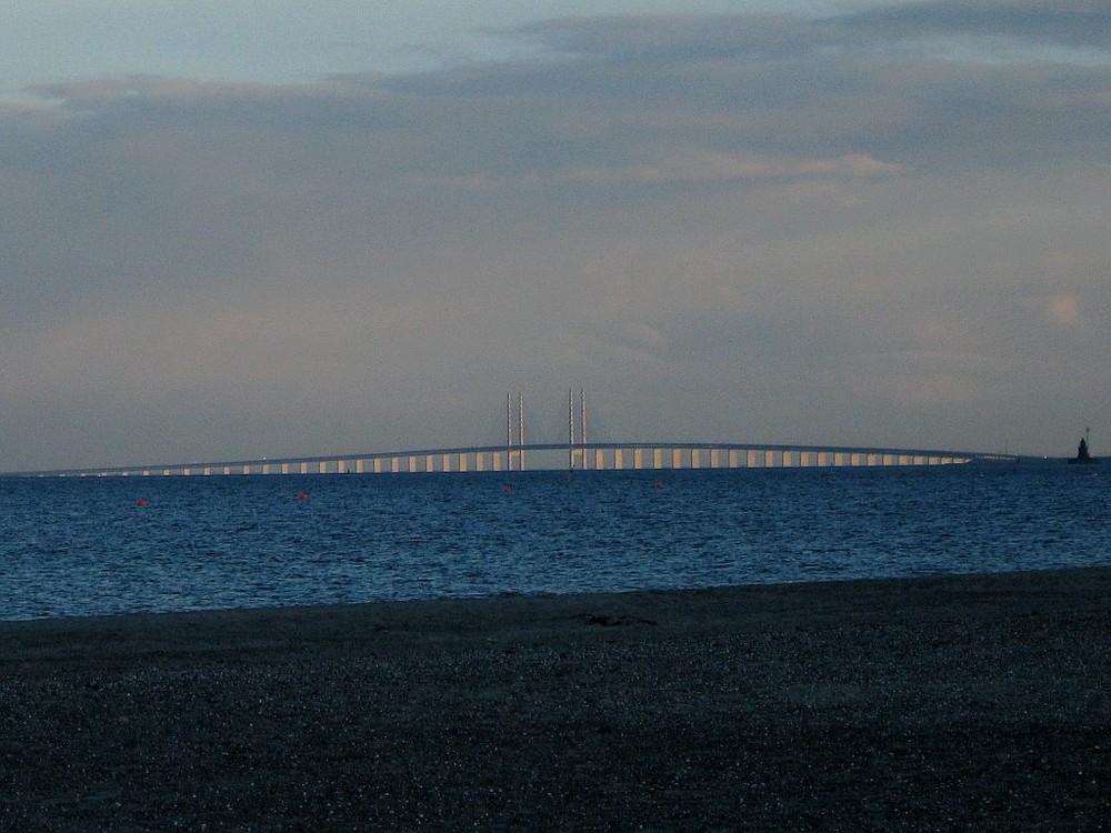 Øresundbro am Abend