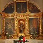 Retable d’une chapelle latérale  --  Eglise Sant Corneli y Sant Cebria d’Ordino (Andorre)