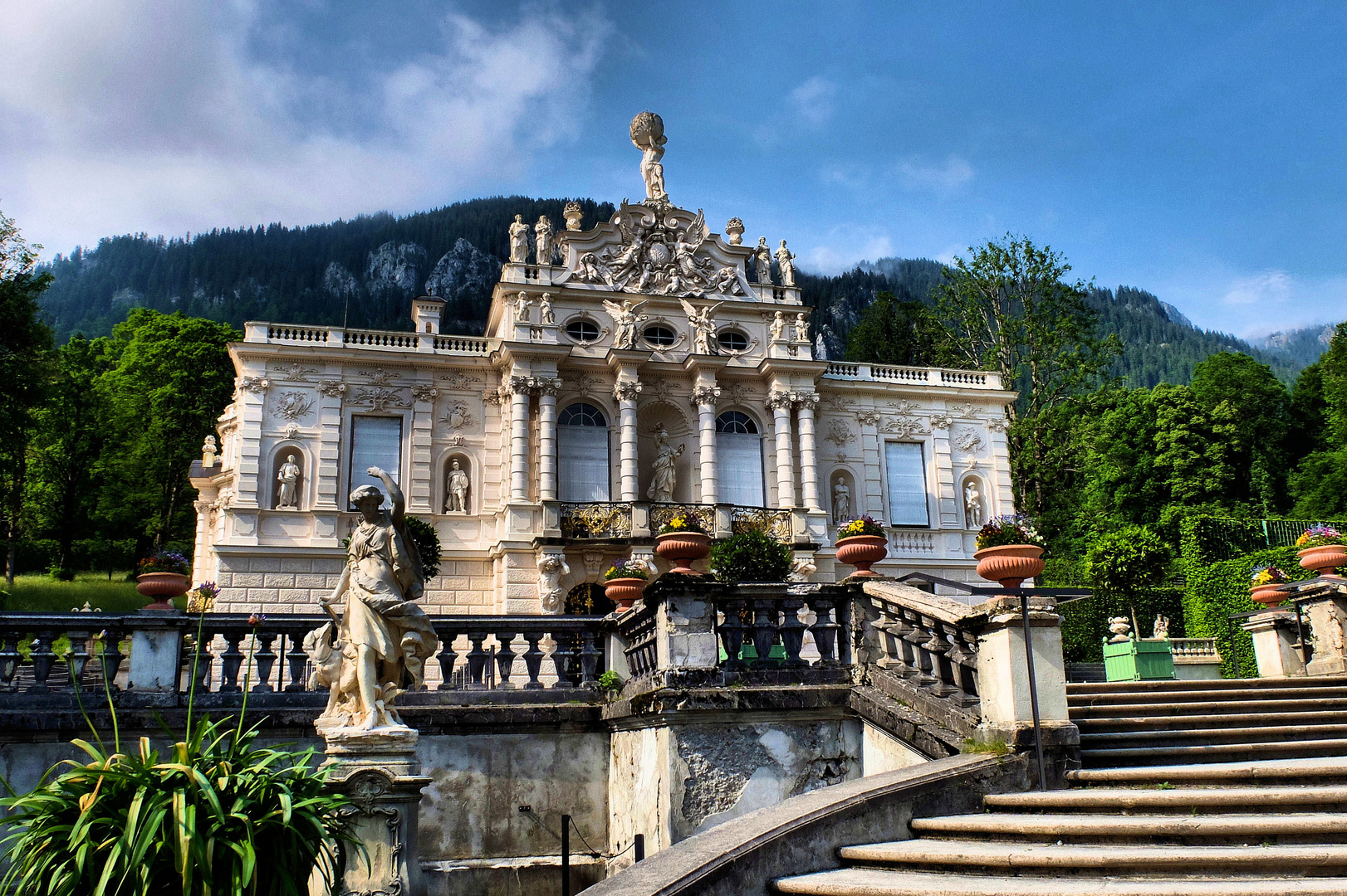 Retour à Linderhof