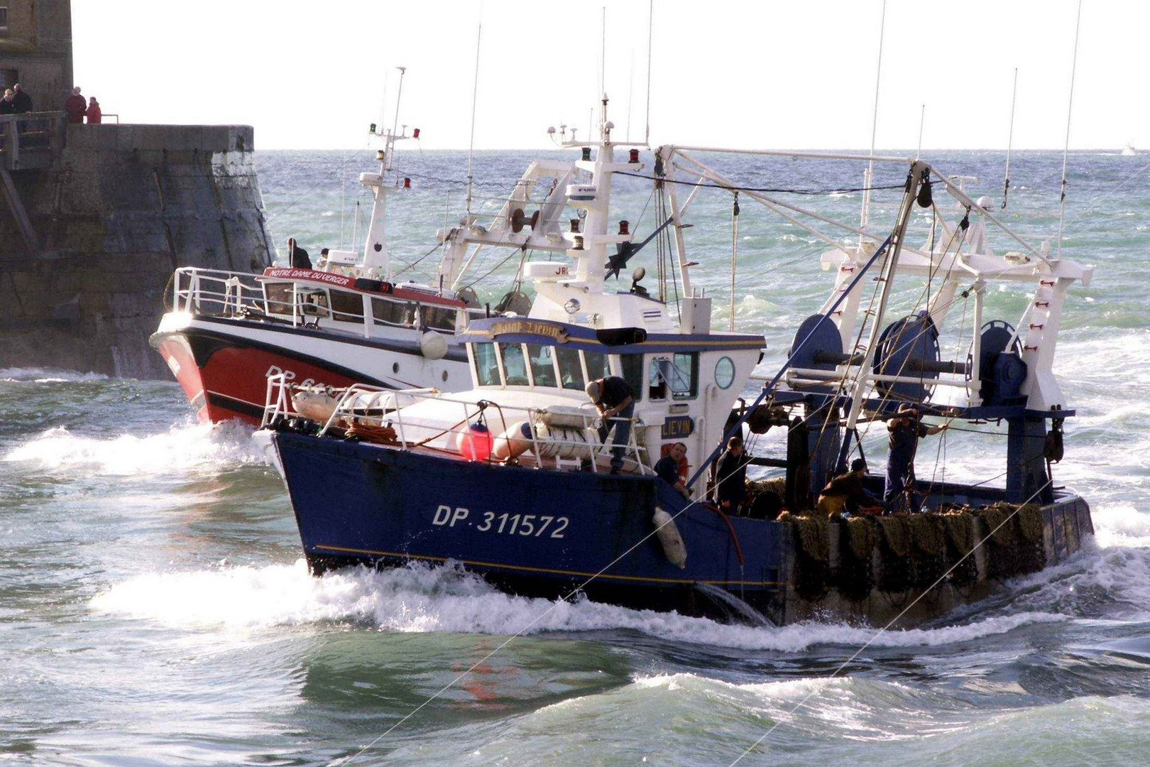 Retour de pêche à Fécamp