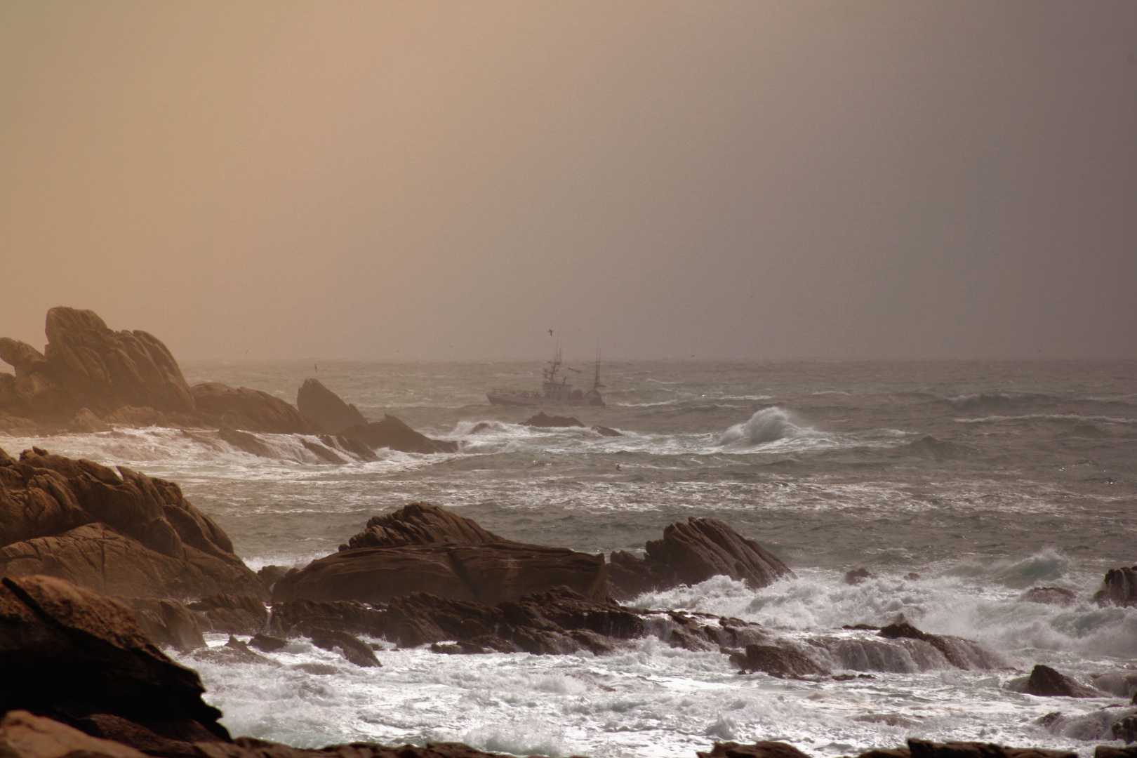 retour de pêche à st guénolé