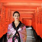 Retour du Fushimi Inari du mont Fuji, le plus grand sanctuaire shinto du Japon.....